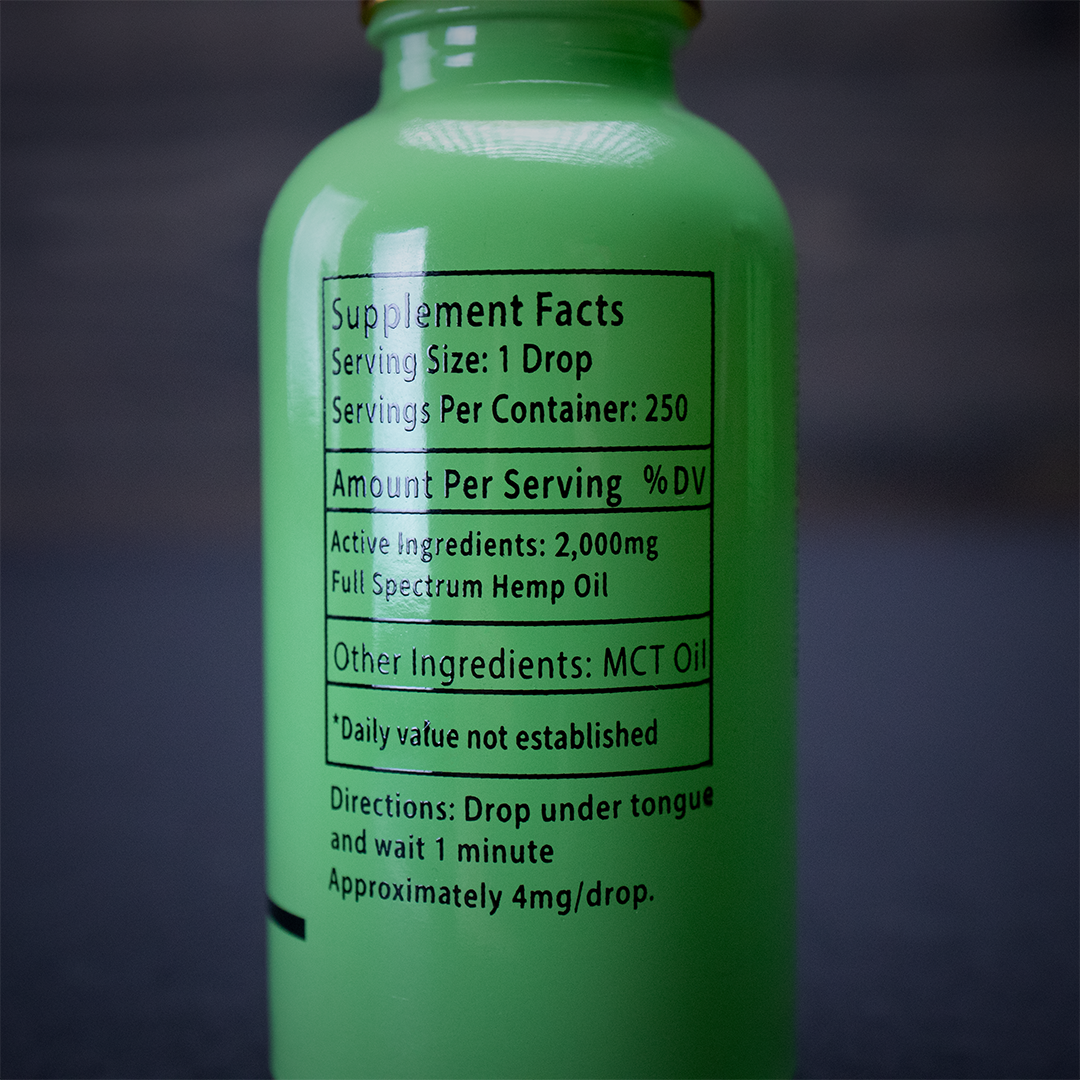 Strong Paws Recovery Drops - 1000MG